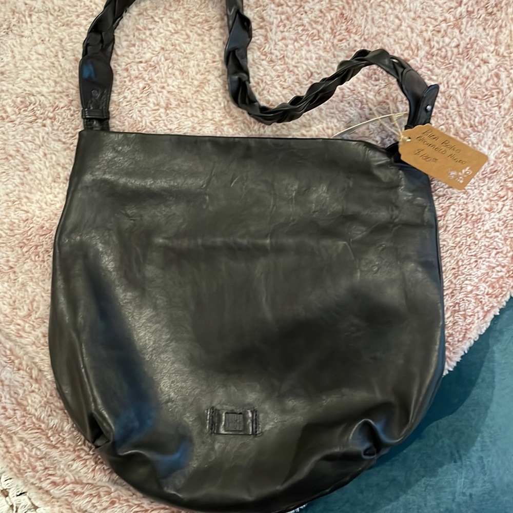 Real leather shoulder bag